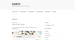 Desktop Screenshot of gabyu.com