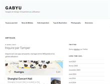 Tablet Screenshot of gabyu.com